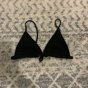 Black bikini top